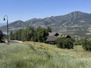View of mountain background