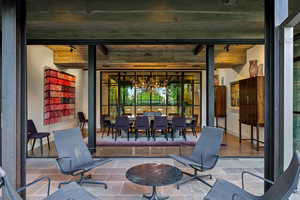 View of patio