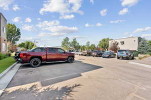 View of uncovered parking lot