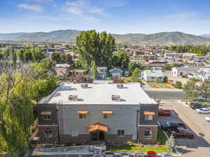 Aerial view of mountains
