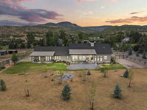 View of mountain background