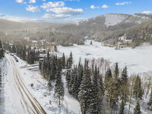 View of mountain backdrop