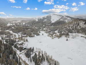 View of mountain backdrop
