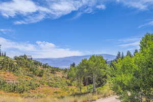 View of mountain backdrop