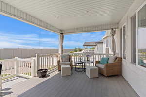 View of deck