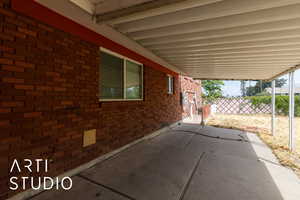 View of patio