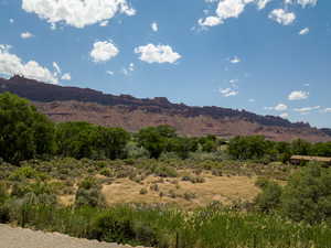 View of mountain background