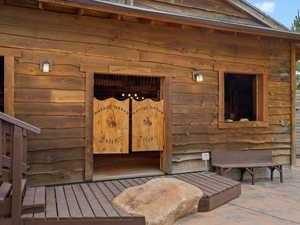 Entrance to property