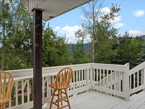 View of deck