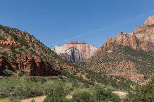 View of mountain background