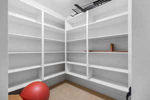 View of storage area