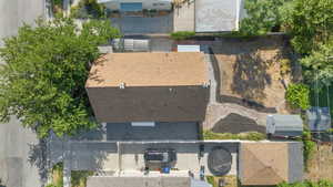 View from above of property