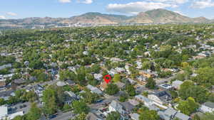 View of property location with a mountain backdrop