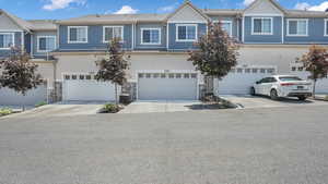 Driveway and garage