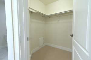 View of spacious closet