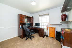 Bedroom #3 on main level w/ new carpet