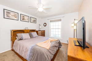 Bedroom #2 on main level w/ new carpet