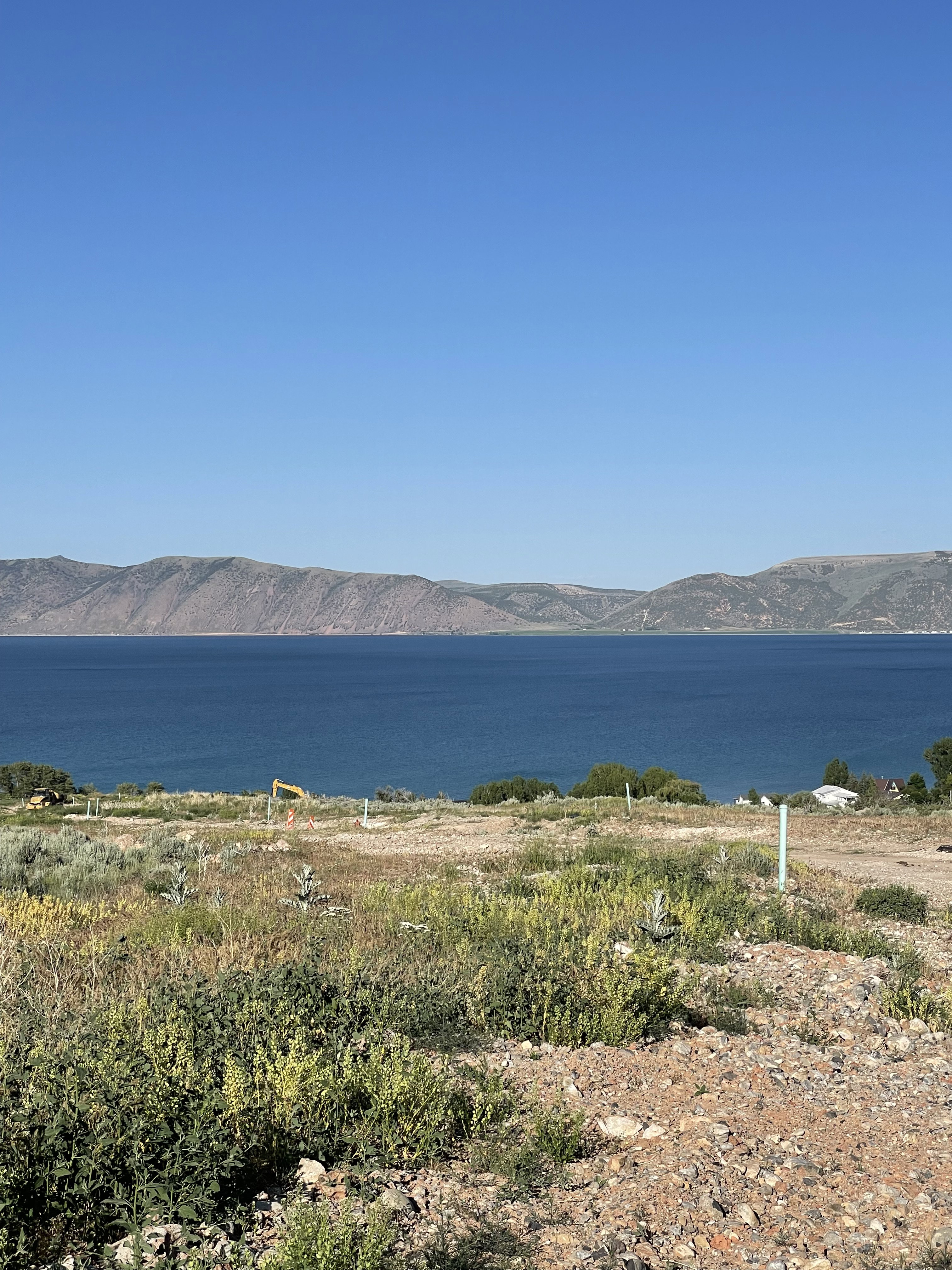 Water view with mountains