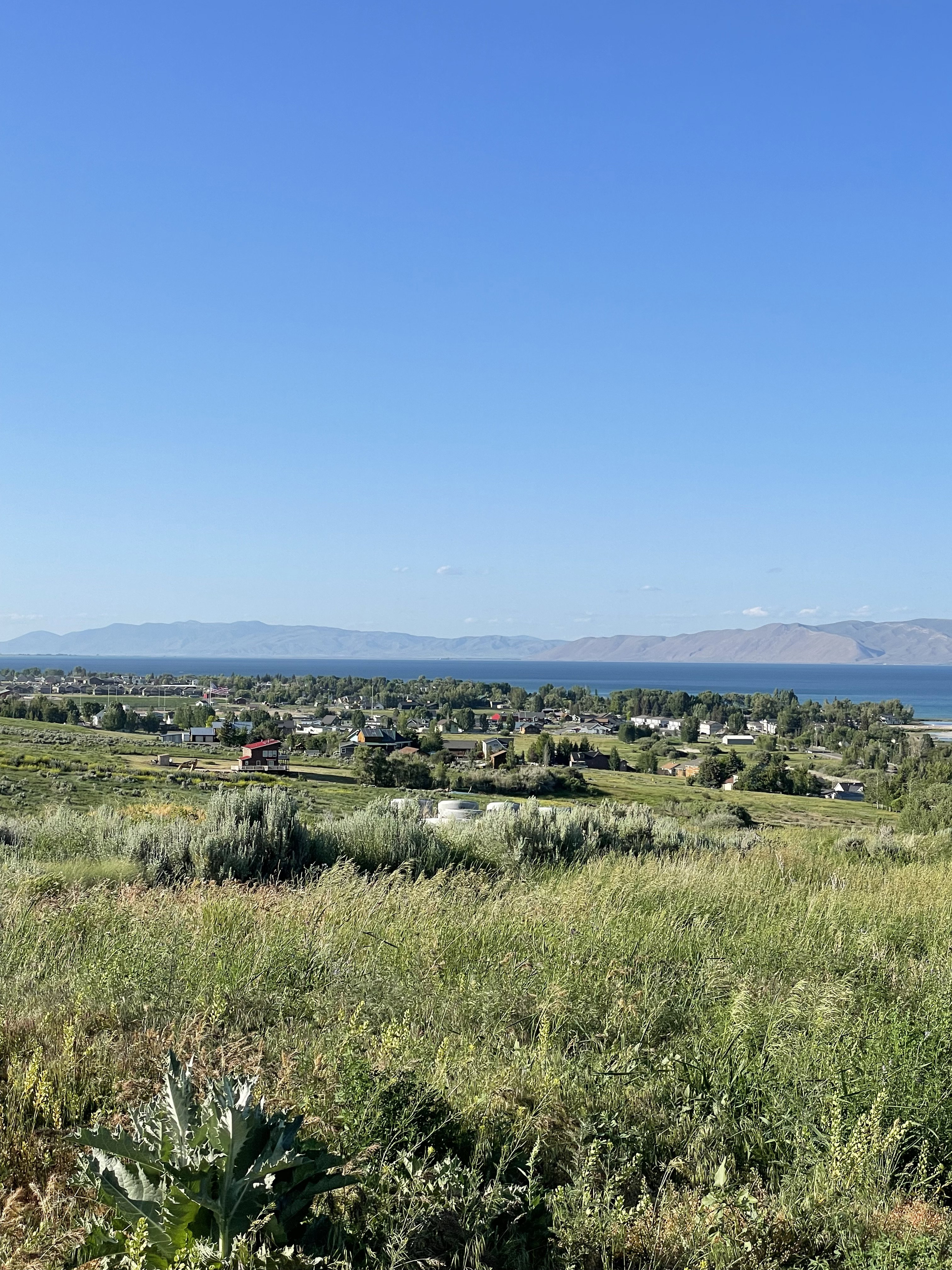 View of a mountains looking to the north