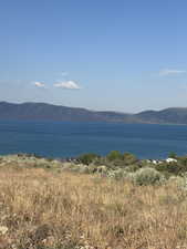 Water view with a mountain backdrop