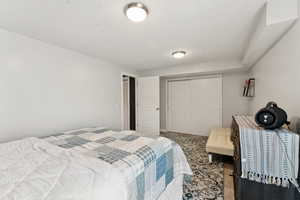 Bedroom with a closet