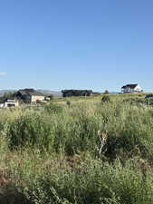 View looking south from the lot