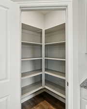 View of storage area