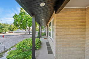 View of porch