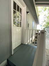 Doorway to property