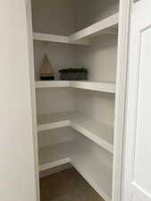 View of storage area