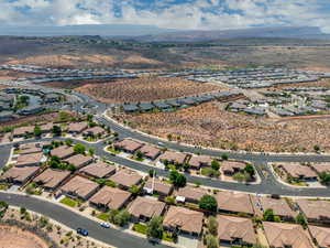 Aerial view of mountains