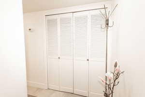 Detailed view of baseboards