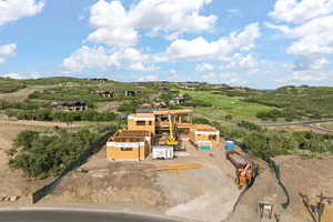 Aerial view of property and surrounding area