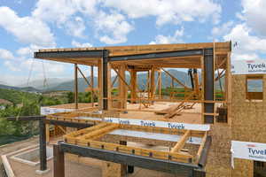 View of home's community featuring a mountain view