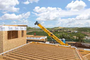 View of home's community featuring a mountain view