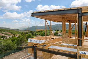 View of mountain backdrop