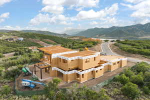 View of mountain backdrop