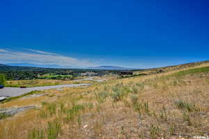 View of mountain background