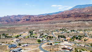 Drone / aerial view of mountains