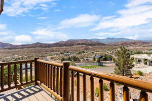 View of mountain backdrop