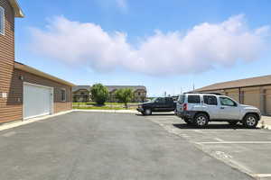 View of uncovered parking lot