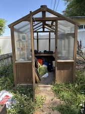 View of greenhouse