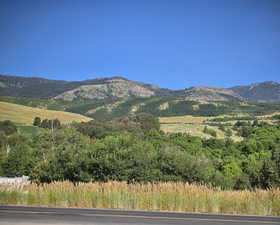 View of mountain background