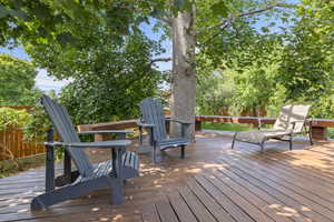 View of deck