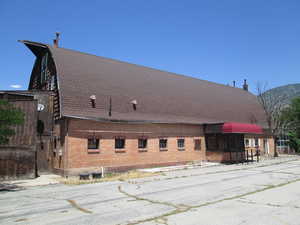 View of property from south parking lot.