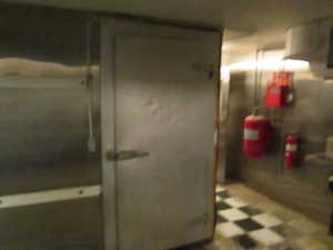 Walk-in Fridge and fire suppression system.