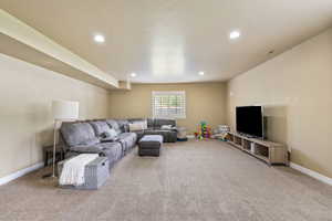 Basement family room