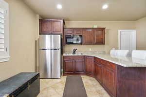 Basement kitchenette