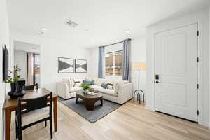 pic of model home of same floor plan, actual home may vary slightly on flooring, colors, cabinets, etc.