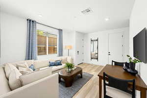pic of model home of same floor plan, actual home may vary slightly on flooring, colors, cabinets, etc.